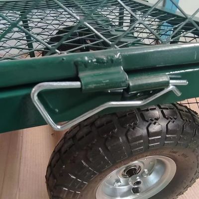 Effortless Material Handling With Garden Mesh Cart And Single Handle