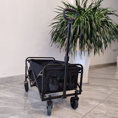 Mini Folding Wagon Trolley Load Capacity 80-100LB Oxford PVC Cloth Material