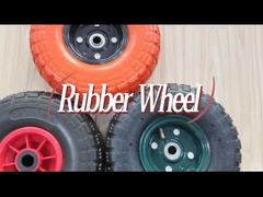 Utility Trolley 10 Inch Rubber Wheel 3.50-4 Tire With Load 120LB Pneumatic Wheel