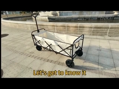 Extra Long Four-wheel Foldable Camping Trolley